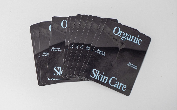 Okologische aufkleber pflanzlicher basis